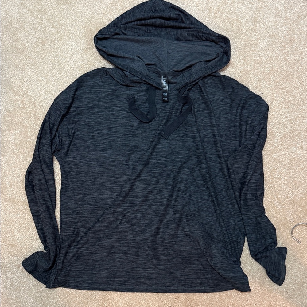 Kyodan Charcoal Gray Hooded Sweatshirt